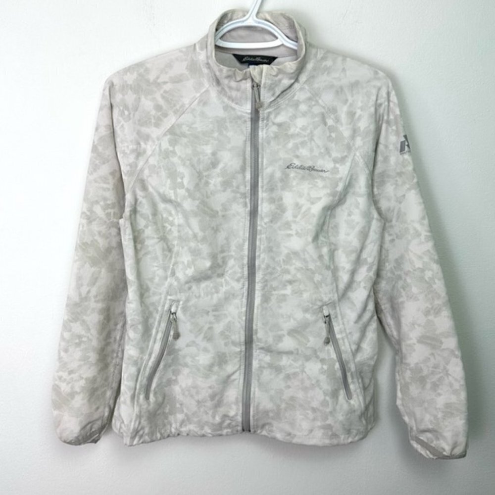 Eddie bower lightweight patterned zipper jacket S